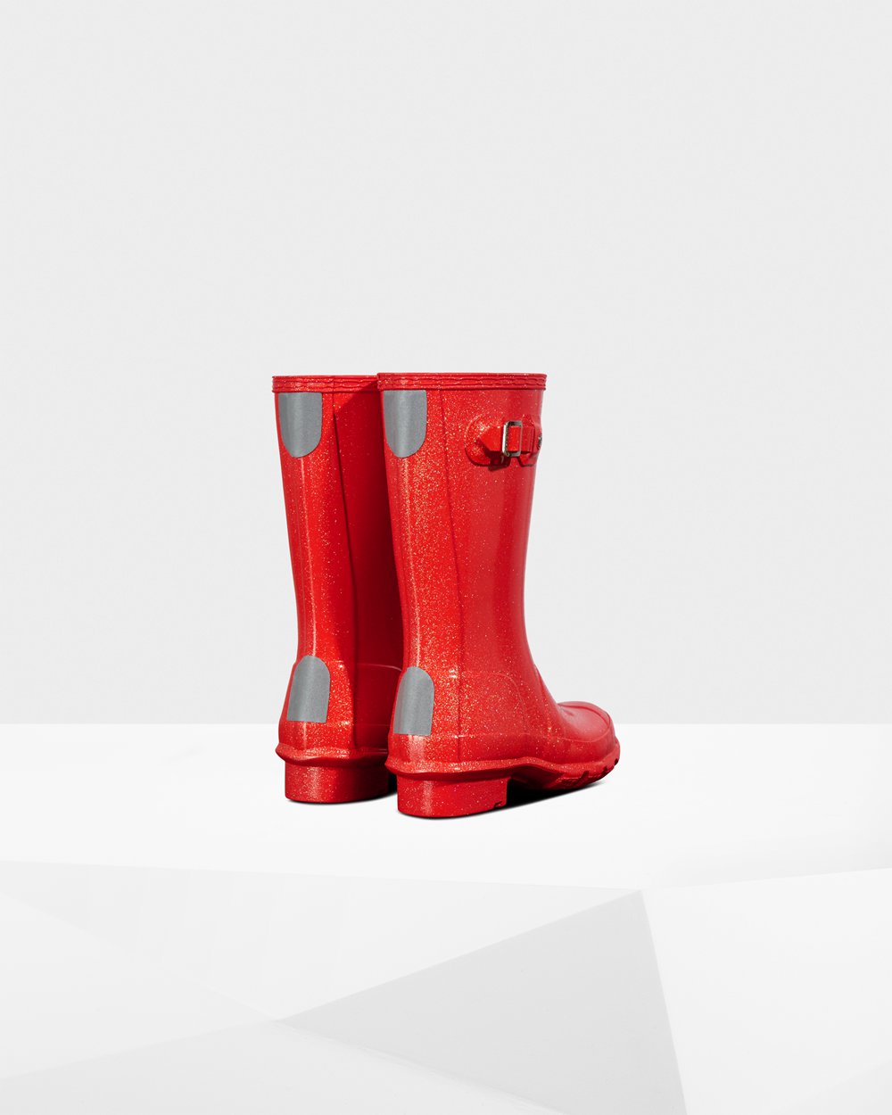 Kids Hunter Original Big Starcloud - Rain Boots Orange Red - 3591-RZPOA